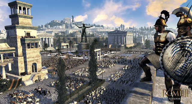 A screenshot of a scene from the game rome 2: total war