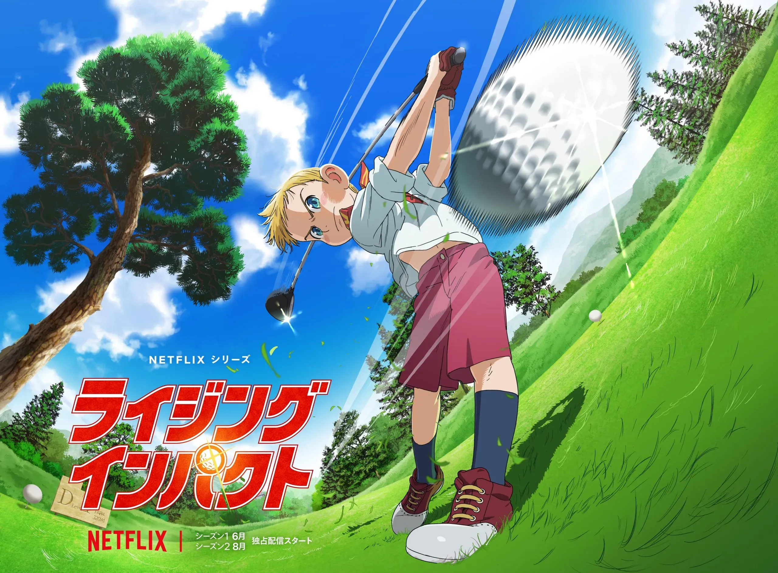 O mangá de golf, Rising Impact, terá um anime pela Netflix