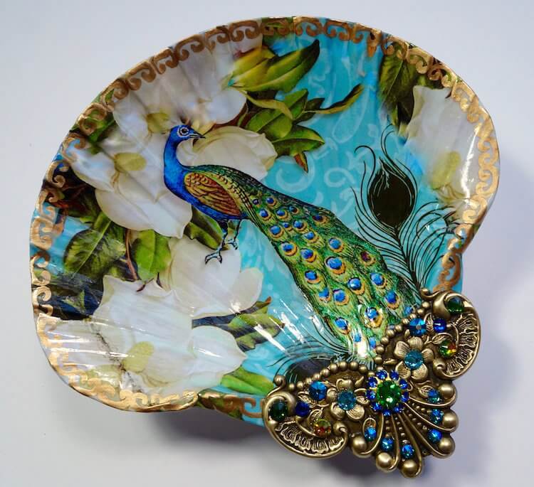 Artist Transforms Real Seashells Into Stunning Trinket Dishes