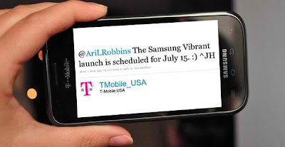 T mobile Samsung Vibrant launching today