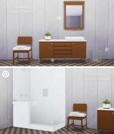 Baño Warsaw para Sims 4