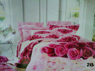 Sprei Eksklusif Motif Bunga Mawar