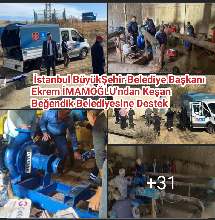  İstanbul BüyükŞehir Belediye Başkanı  Ekrem İMAMOĞLU'ndan Keşan Beğendik Belediyesine Destek 