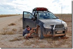 muddy car
