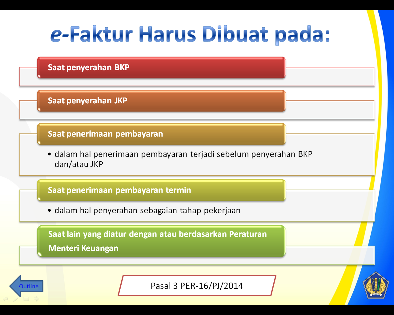 Saat penyerahan barang dan jasa menurut peraturan PPN