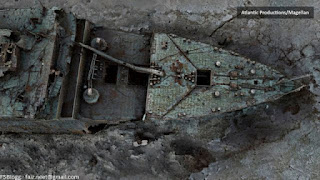 3D image of titanic