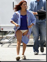 Eva_Longoria_on_the_movie_set_in _ losangeles