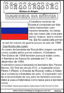 Texto sobre a bandeira da Rússia