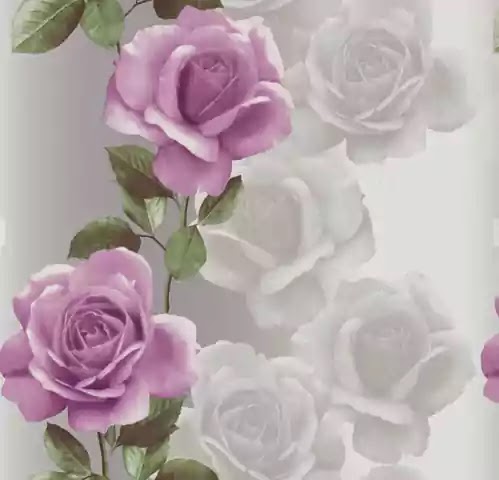 Wallpaper Motif Bunga Mawar