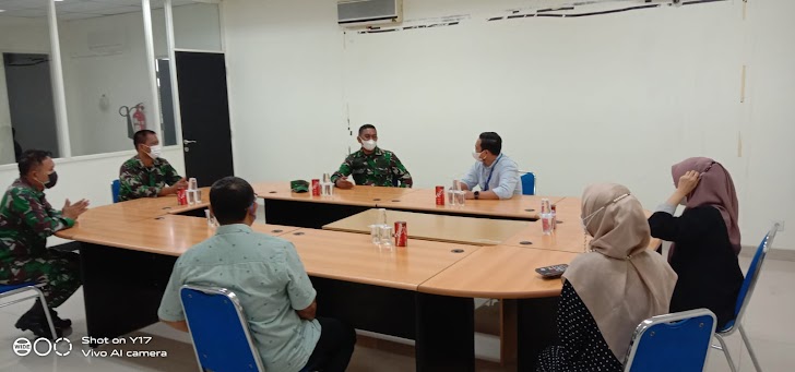 Kapendam Hasanuddin Kunjungan Silaturahmi di Media Kompas TV Makassar