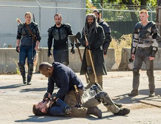 Guerra The Walking Dead começa com fim do pacifismo de Morgan - morte de Richard