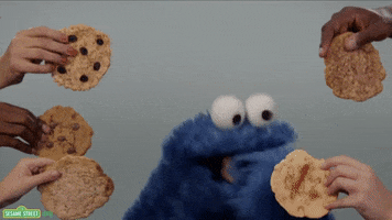 Eating biscuits