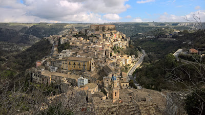  View of Ragusa Ibla from Ragusa Superiore. 