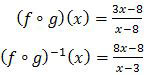 Penyelesaian invers fungsi komposisi UN 2016