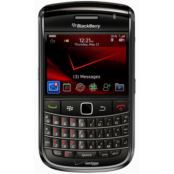 With this Blackberry Bold 9700