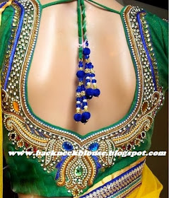 DESIGNER STONE WORK BLOUSE DESIGNER STONE WORK NECK BLOUSE