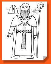 St Nicholas Coloring Page