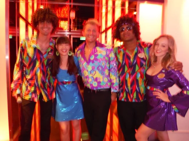 Cruise ship 70s party