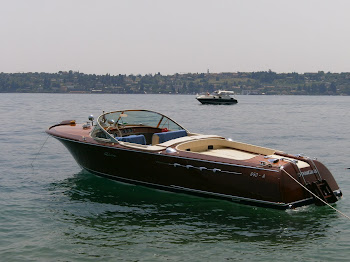 Riva boat on Lake Garda