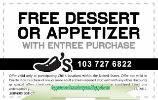 Free Printable Chili's Coupons