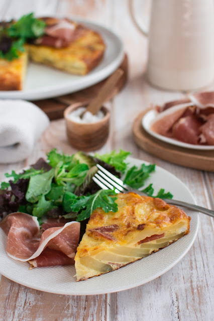 Tortilla de patatas au Jambon Consorcio Serrano