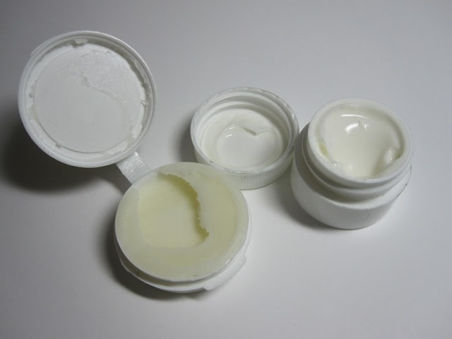 Handmade Honeysuckle Face Cream and some Lavender Cuticle Butter.