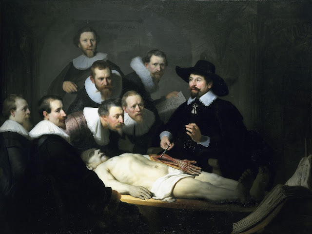 quadro Lição de Anatomia de Rembrandt