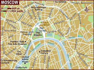 Map of Moscow City