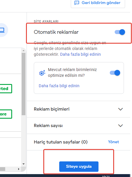 otomatik reklam ekleme