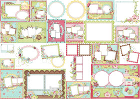 Frames from Tea and Cupcakes Clipart.