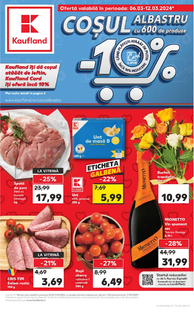 Kaufland Promotii + Catalog - Brosura 6-12.03 2024 →  SUPER Reduceri | Promotii Kaufland Card