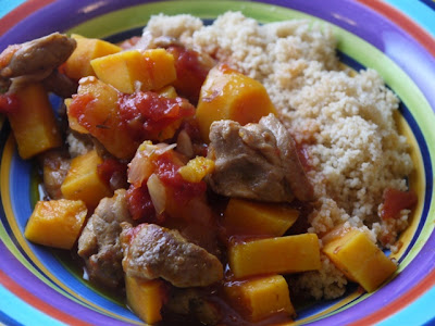 Chicken Stew with Sweet Potatoes and Dried Apricots