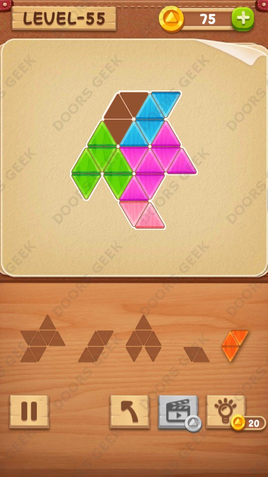 Block Puzzle Jigsaw Rookie Level 55 , Cheats, Walkthrough for Android, iPhone, iPad and iPod