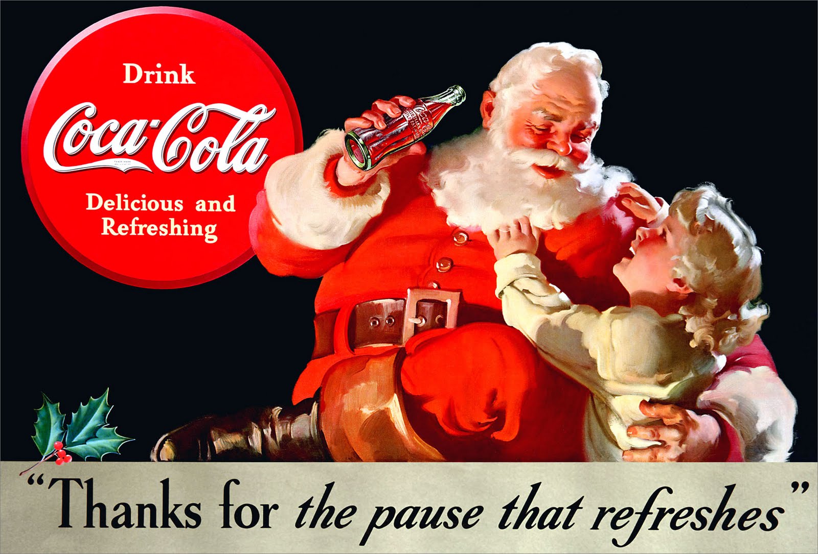 1941 coca cola christmas ad 1945 coca cola ad have a coke 1952 coca ...