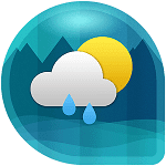 Weather & Clock Widget Icon PNG