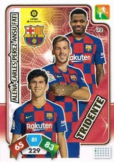 34 card subset featuring all FC Barcelona cards currently available to collect for the Panini Adrenalyn XL La liga Santander 2019-2020 collection