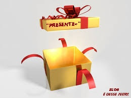 Imagem de uma caixa de presente aberta, simbolizando o nosso "Presente+"