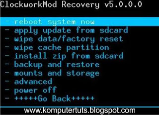 Hard Reset, Factory Reset, CWM, TRWP