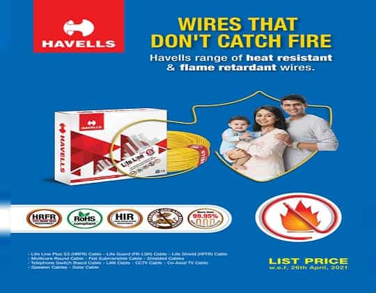 Havells Wire Price List Free PDF