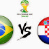 Hasil Pertandingan perdana piala dunia 2014 Brazil vs Kroasia