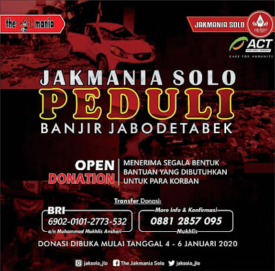 Jack Mania Solo Perduli Banjir Jabodetabek