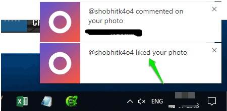 Cara mendapatkan notifikasi Instagram di PC atau laptop