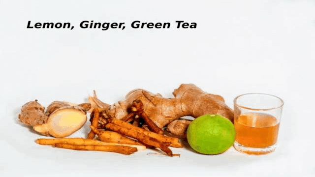 Green tea with Lemon Ginger