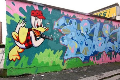 Graffiti Cartoon Characters Donald