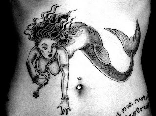 mermaid tattoo art design 
