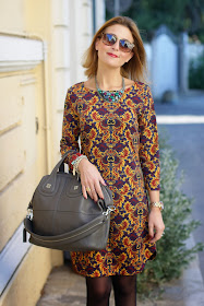 vegas paris dress, firmoo sunglasses, grey Givenchy Nightingale bag, Fashion and Cookies, fashion blogger