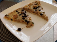 Kickin Peanut Pizza