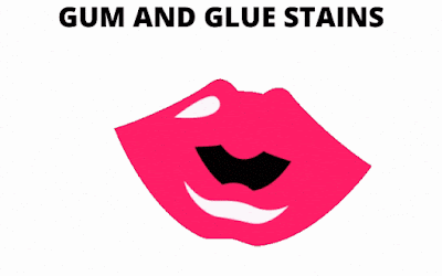 How to Remove gum and Glue Stains from clothes?