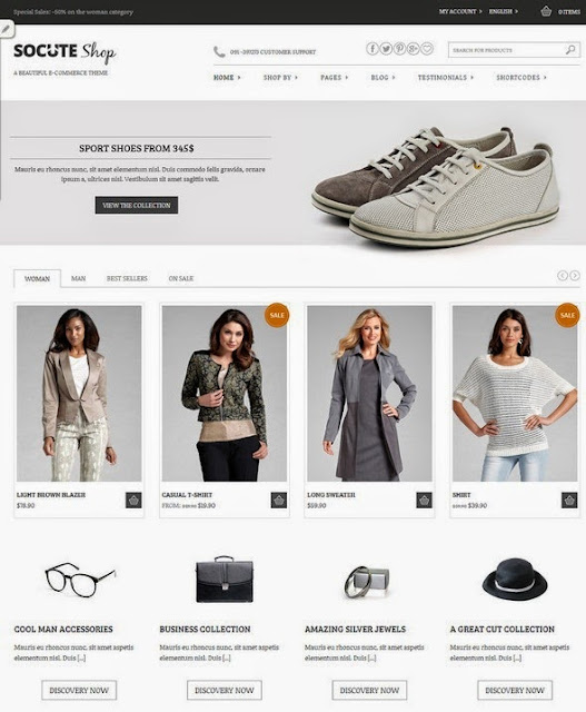 SoCute eCommerce WordPress Theme