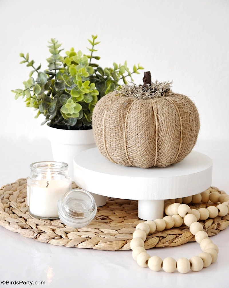 5 Décorations de Citrouilles DIY pour l'Automne - des décorations faciles pour transformer des citrouilles bon marché en un décor haut de gamme!